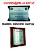 PLACAS DE HOMENAGEM BRASILIA